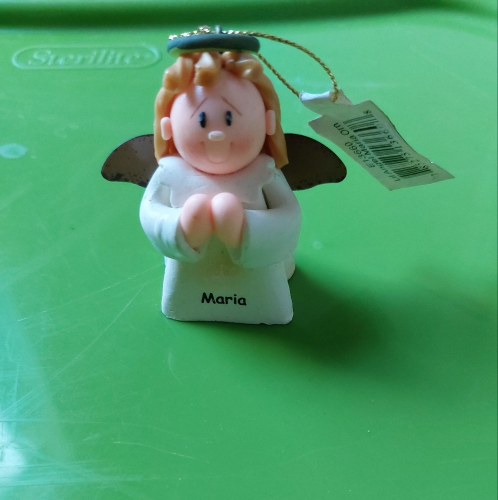 Maria angel ornament Vintage